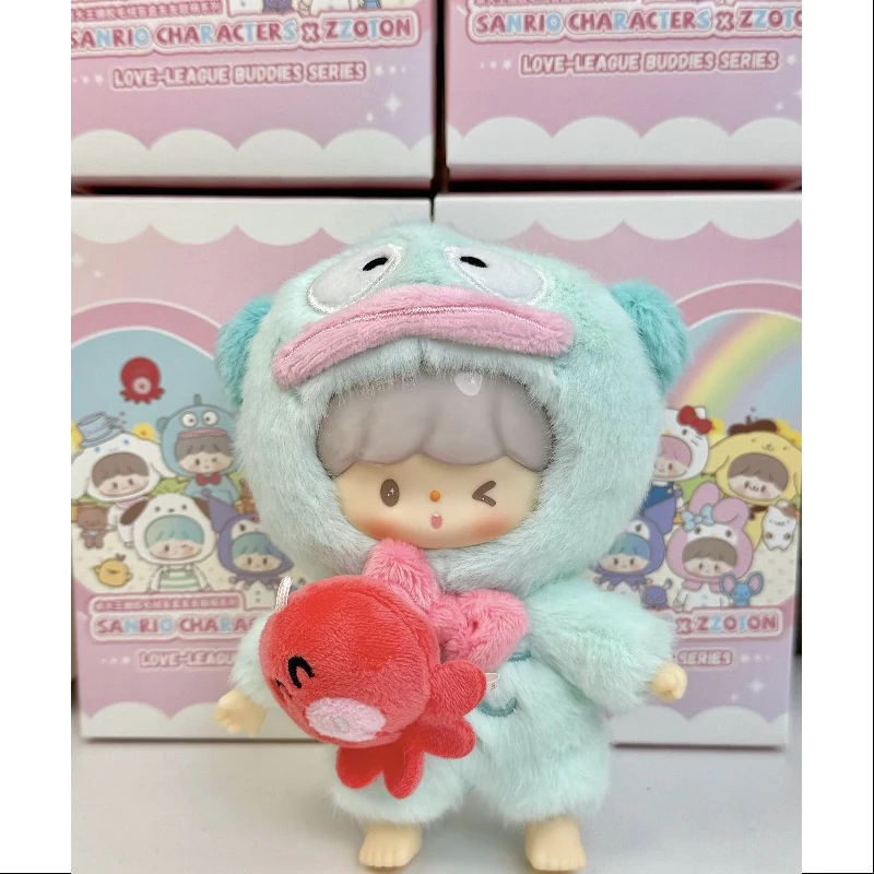 zZoton Sanrio Characters Love League Buddies Series Vinyl Plush Doll Hangyodon zZoton - tumbierware