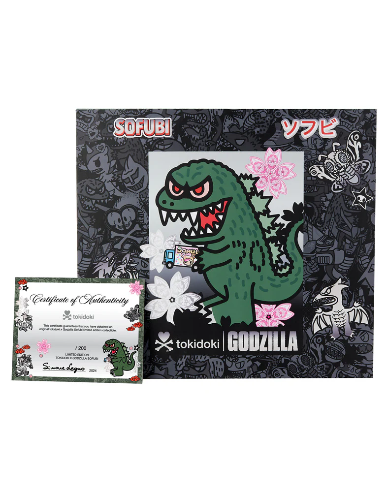 tokidoki x Godzilla 9 Sofubi (Green) - tumbierware
