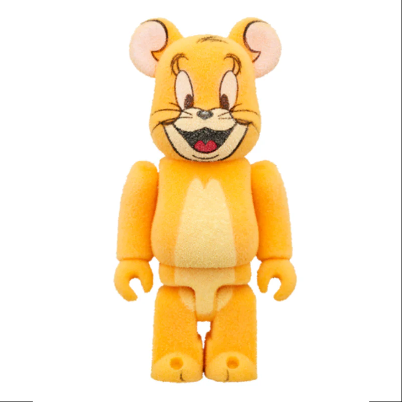 Bearbrick Jerry(Classic Color) Flocky Ver. 400% & 100% Be@rbrick 2024 Limited - tumbierware