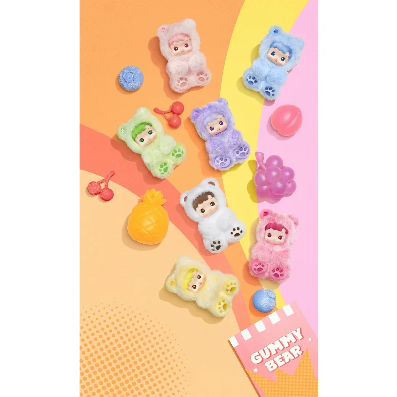 Hacipupu Gummy Bear Series Vinyl Plush Pendant Whole Set Brand New With Plastic - tumbierware