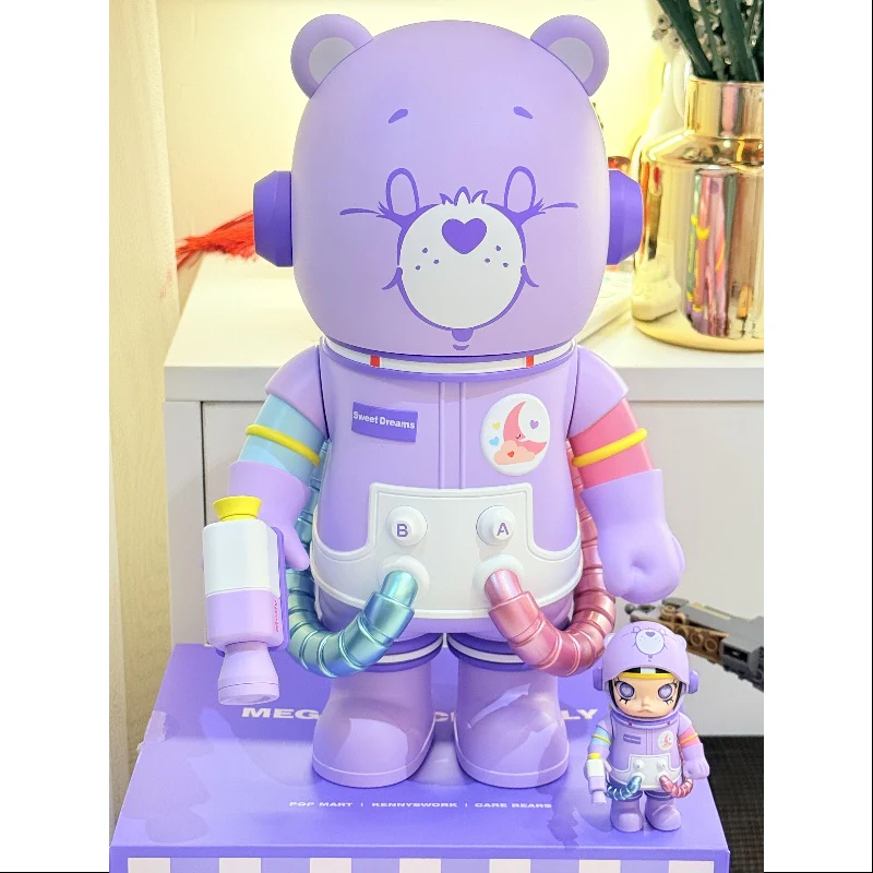 MEGA SPACE MOLLY 400% & 100% Care Bears Sweet Dreams Bear 2025 Limited Edition - tumbierware