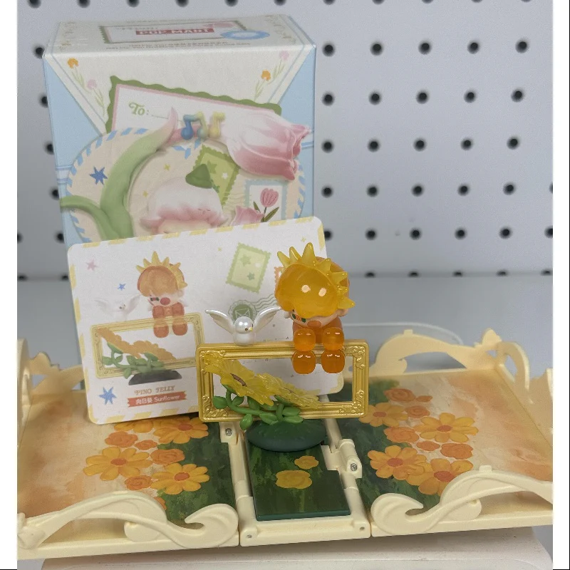 Pino Jelly Pop Mart Gift For You Greeting Card Series Pino Jelly Sunflower - tumbierware