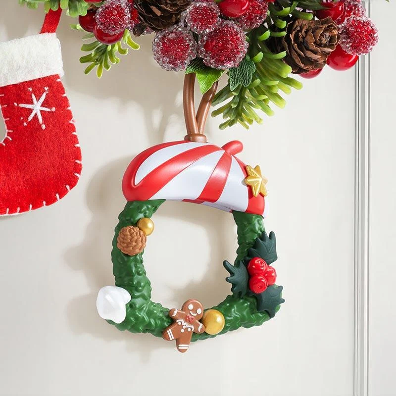 MOLLY Castle Christmas Miracle Box Series Little Painter Wreath(No Box) - tumbierware
