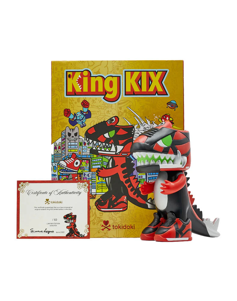 tokidoki King KIX Sofubi (Red) - tumbierware