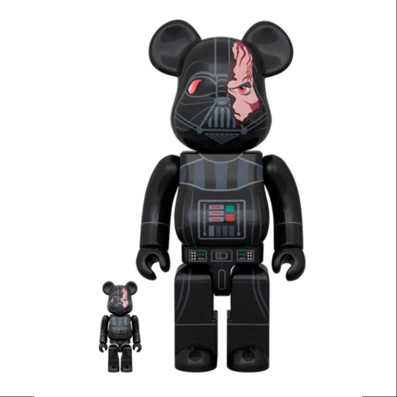 Bearbrick Darth Vader(TM) Damage Ver.(Obi-Wan Kenobi Ver.) 400% & 100% Be@rbrick 2023 Limited - tumbierware