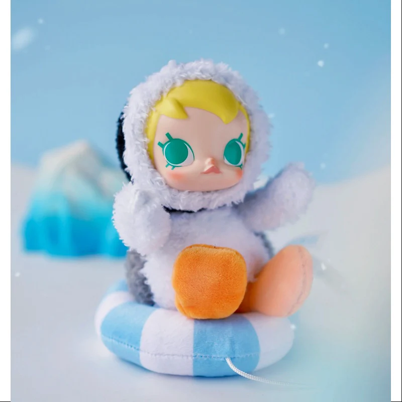 Baby MOLLY Pingu Happy Fishing Series Vinyl Plush Pendant Little Fishing Boat - tumbierware