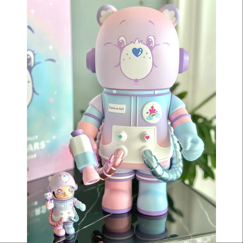 MEGA SPACE MOLLY 400%+100% Care Bears Care a Lot Bear 2022 LIMITED - tumbierware