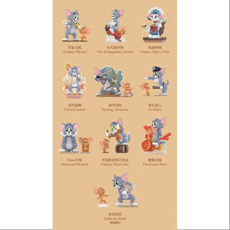 Pop Mart Tom and Jerry Forbidden Compass Series Whole Set Brand New With Plastic - tumbierware