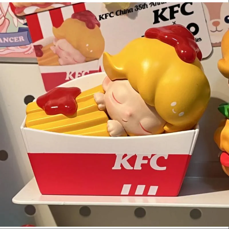 DIMOO Pop Mart DIMOO KFC China 35th Anniversary BUCKET Series Goodnight Fries - tumbierware
