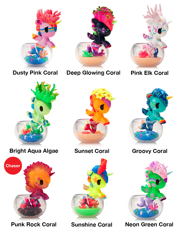 Neon Reef Mermicorno Blind Box - tumbierware