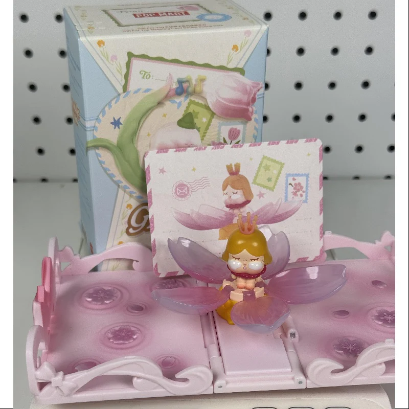 Crybaby Pop Mart Gift For You Greeting Card Series Crybaby Cherry Blossom - tumbierware