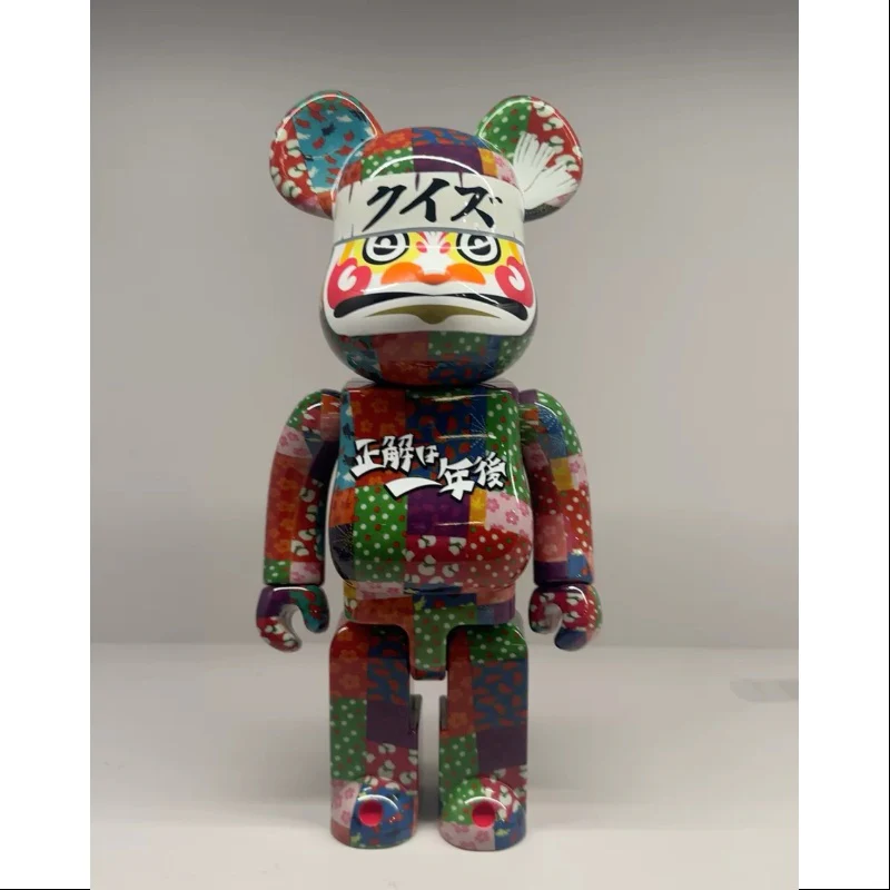 Bearbrick Daruma Quiz Answer Is One Year Later 400% Be@rbrick 2024 Limited - tumbierware
