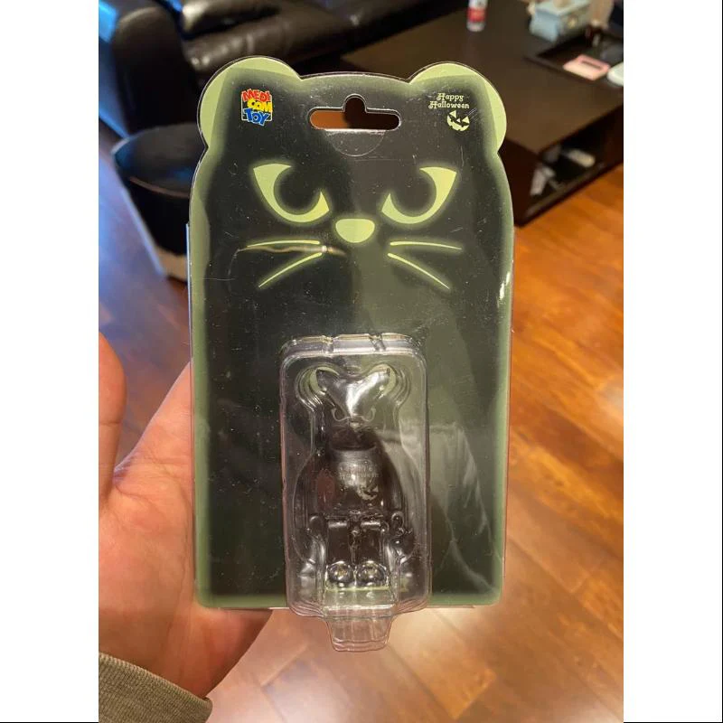 Bearbrick 2016 Halloween GREEN GLOW in DARK 100% Limited Medicom Be@rbrick - tumbierware