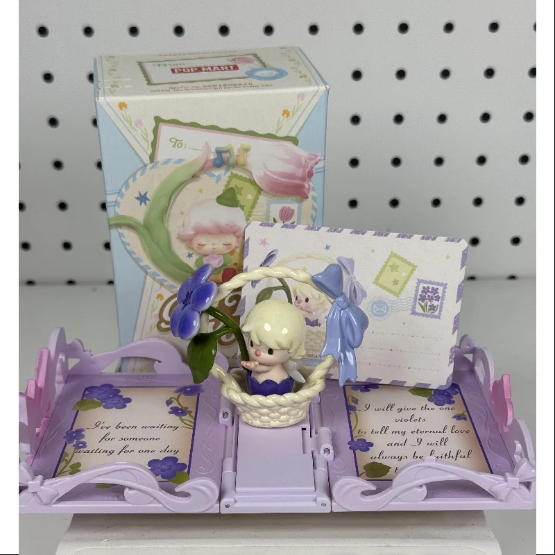 Sweet Bean Pop Mart Gift For You Greeting Card Series Sweet Bean Violet - tumbierware