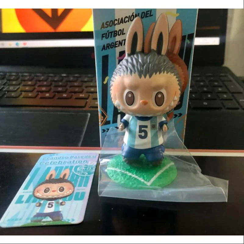 Labubu The Monsters Argentina Soccer Football Team Series Leandro Paredes Celebration - tumbierware
