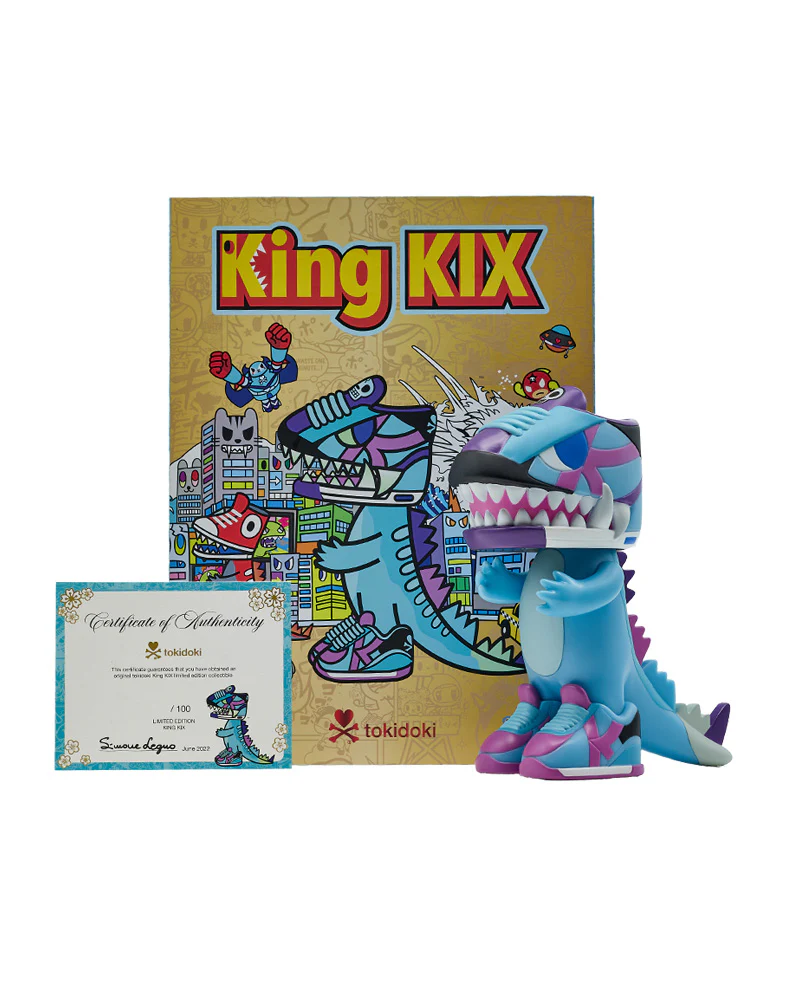 tokidoki King KIX Sofubi (Blue) - tumbierware