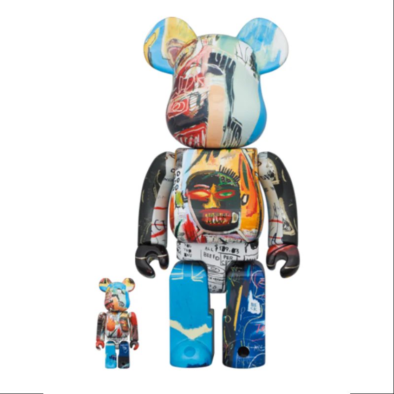 Bearbrick Jean Michel Basquiat Special 400% & 100% Be@rbrick 2024 Limited - tumbierware