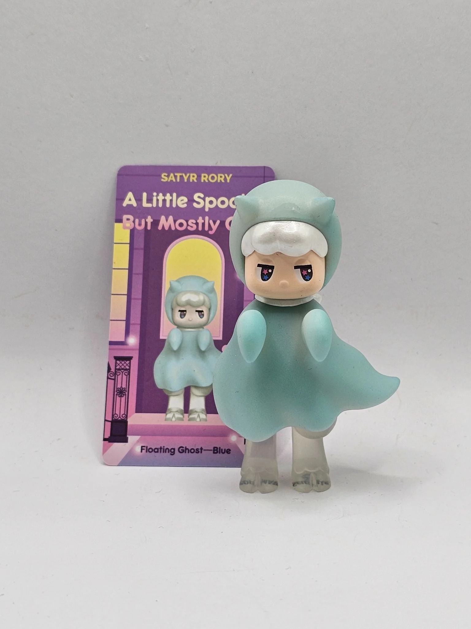 Floating Ghost (Blue) Satyr Rory - A Little Spooky But Mostly Cute Series - Popmart - tumbierware