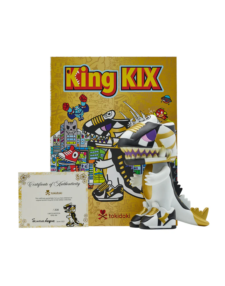 tokidoki King KIX Sofubi (White) - tumbierware