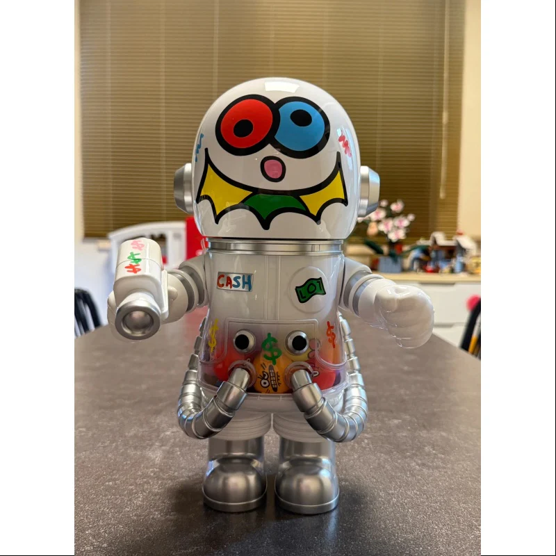 MEGA SPACE MOLLY 400% Jon Burgerman Space Cadets Series Secret CASH 2025 Limited Edition - tumbierware