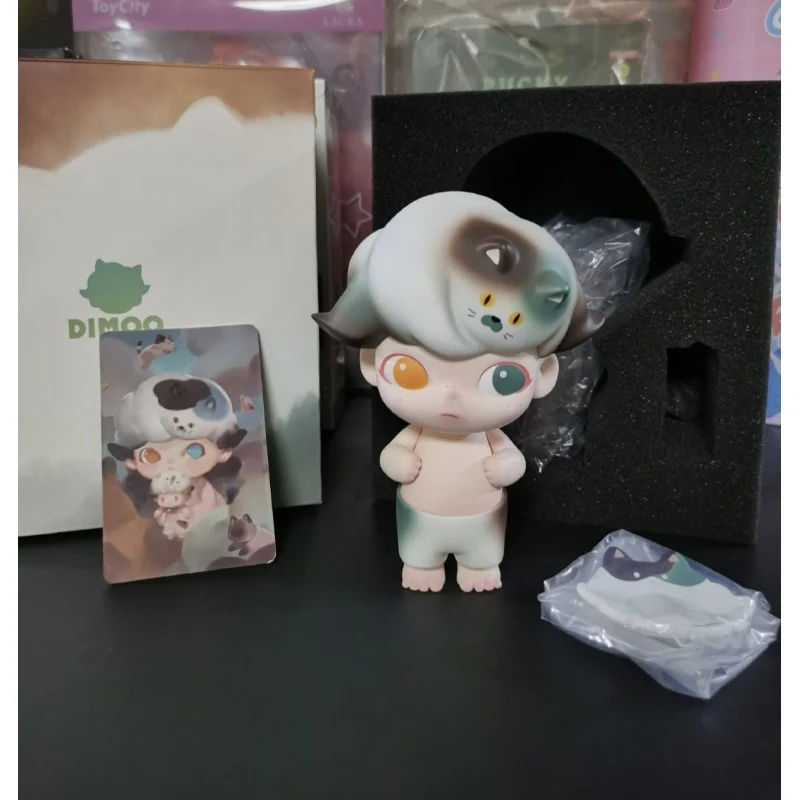 DIMOO Blue Calico Cat Limited Figure - tumbierware