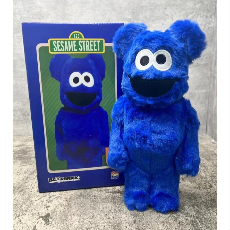 Bearbrick Sesame Street Cookie Monster Costume Ver.400% Be@rbrick 2024 Limited - tumbierware