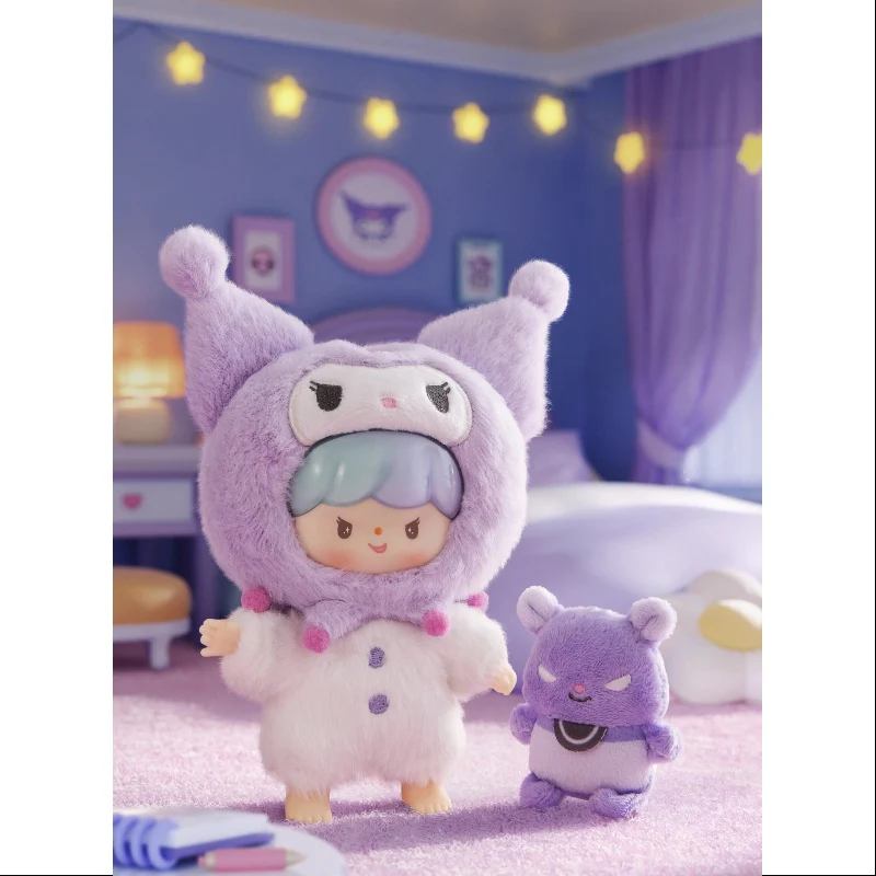 zZoton Sanrio Characters Love League Buddies Series Vinyl Plush Doll KUROMI zZoton - tumbierware