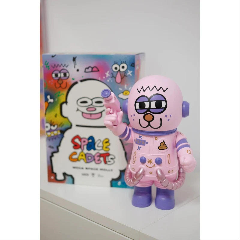 MEGA SPACE MOLLY 400% Jon Burgerman Space Cadets Series PUPU 2025 Limited Edition - tumbierware