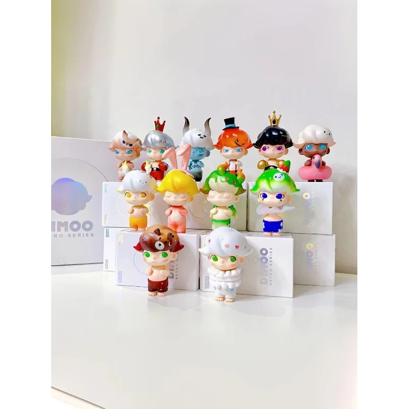 DIMOO Retro Series Whole Set Opened - tumbierware