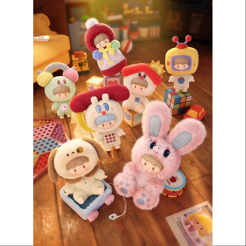 zZoton Retro Toys Series Vinyl Plush Doll Whole Set Brand New With Plastic - tumbierware