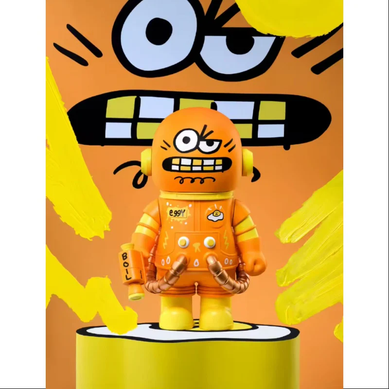 MEGA SPACE MOLLY 400% Jon Burgerman Space Cadets Series EGGY 2025 Limited Edition - tumbierware