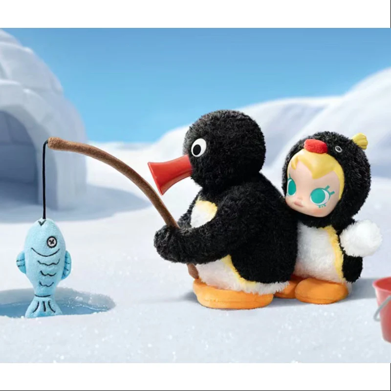 Baby MOLLY Pingu Happy Fishing Series Vinyl Plush Pendant Secret Tug of War(1/72) - tumbierware