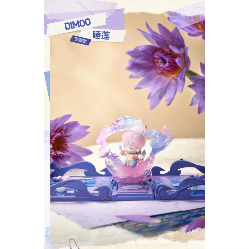 DIMOO Pop Mart Gift For You Greeting Card Series Secret DIMOO Lotus(1/144) - tumbierware