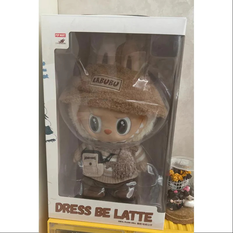 Labubu The Monsters Dress be Latte Vinyl Plush Doll Limited Edition - tumbierware