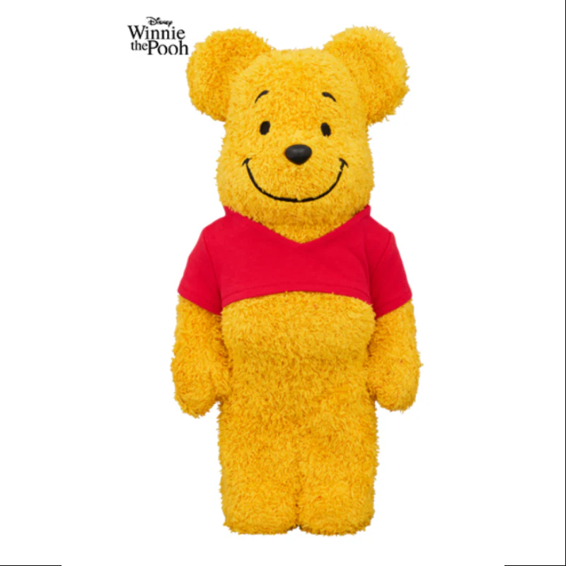 Bearbrick Winnie the Pooh Costume Ver.(Pile Fabric) 400% Be@rbrick 2024 Limited - tumbierware