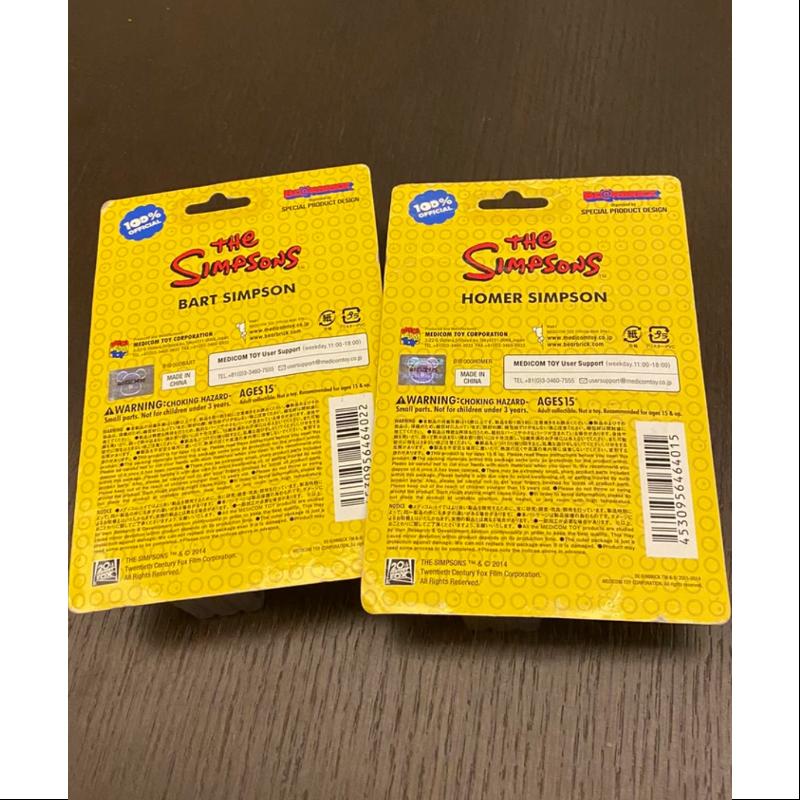 Bearbrick THE SIMPSON 1st Generation SET 100% Limited Medicom Be@rbrick - tumbierware