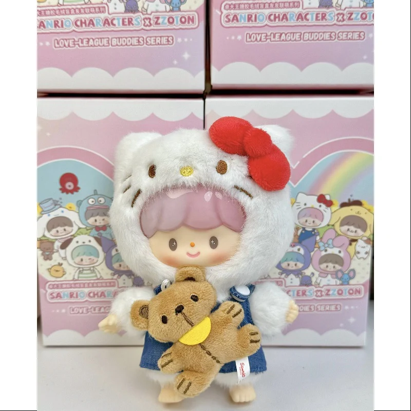 zZoton Sanrio Characters Love League Buddies Series Vinyl Plush Doll Hello Kitty zZoton - tumbierware