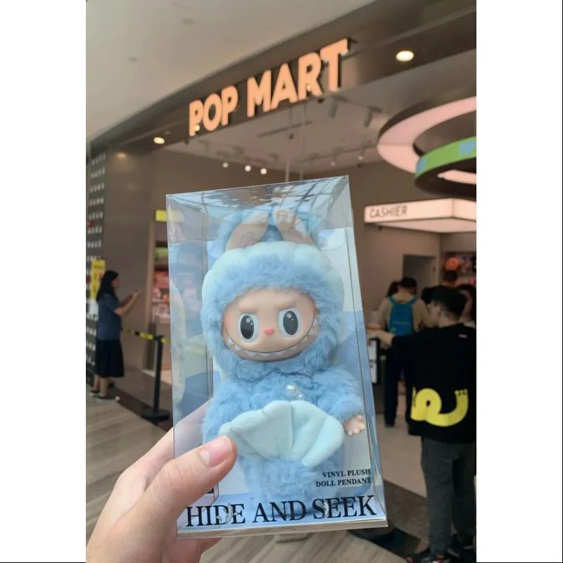 Labubu The Monsters Hide and Seek In Singapore Vinyl Plush Doll Pendant Limited Edition - tumbierware
