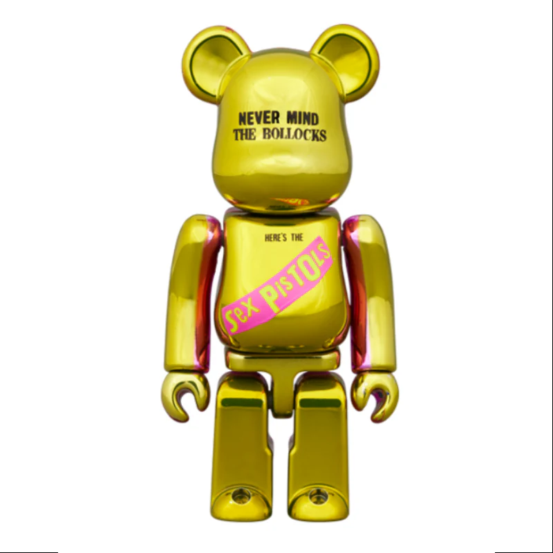Bearbrick Sex Pistols NEVER MIND THE BOLLOCKS Chrome Ver.400% & 100% Be@rbrick 2024 Limited - tumbierware