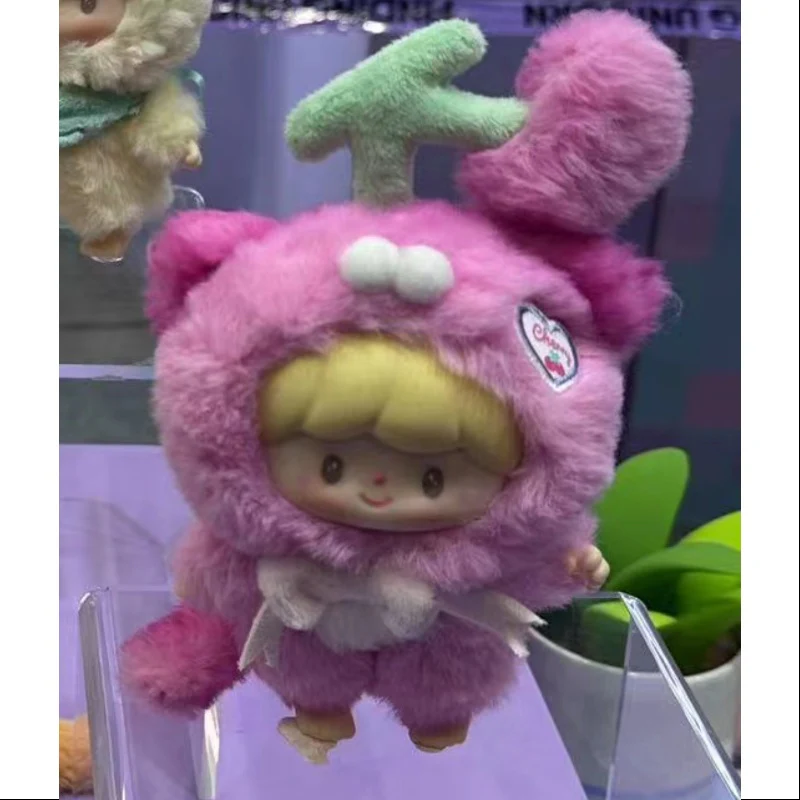 zZoton My little cat Fruit Party Series Thailand limited Vinyl Plush Doll Secret Cherry Cat zZoton(1/72) - tumbierware