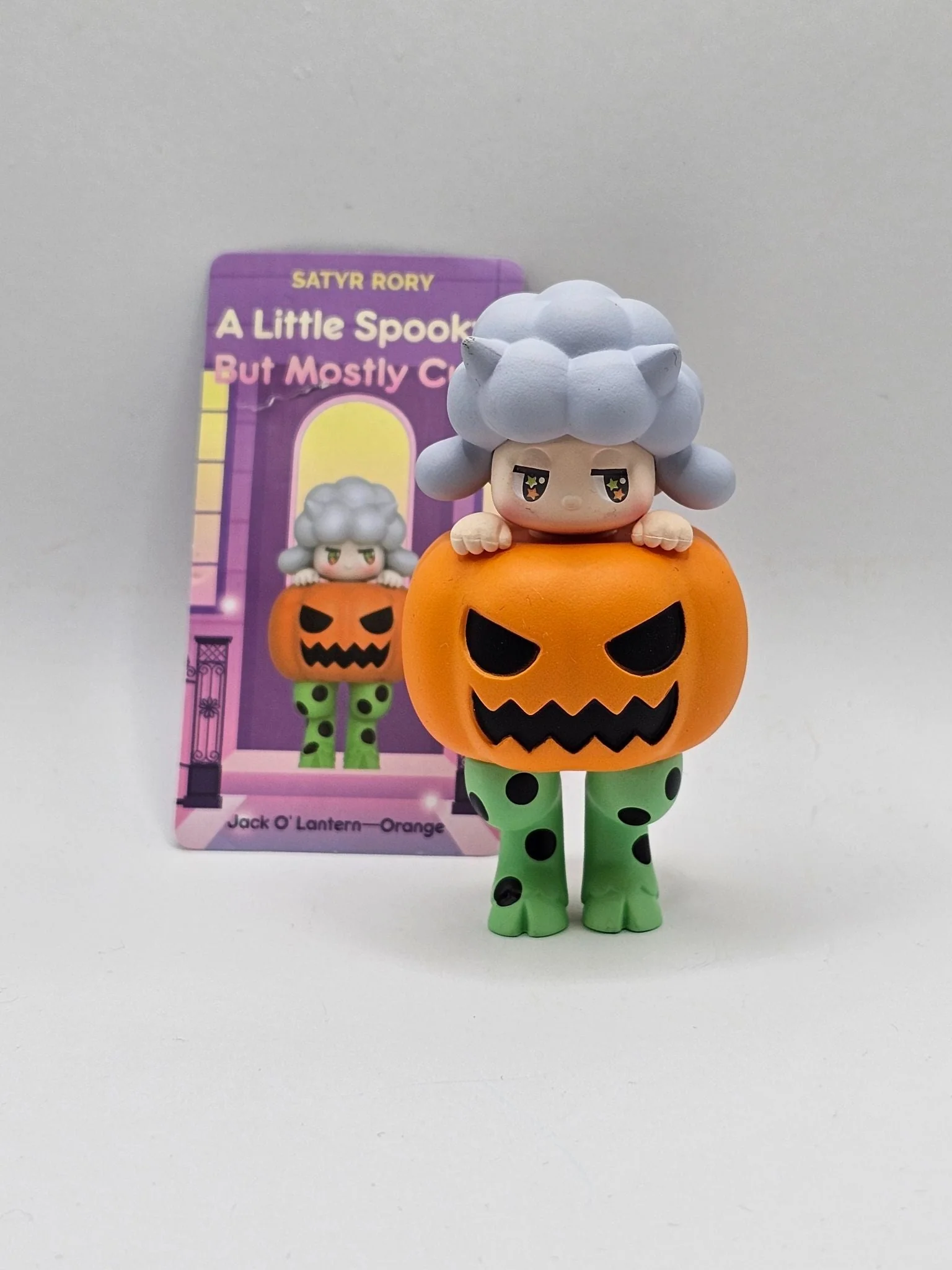 Jack o-Lantern (Orange) Satyr Rory - A Little Spooky But Mostly Cute Series - Popmart - tumbierware