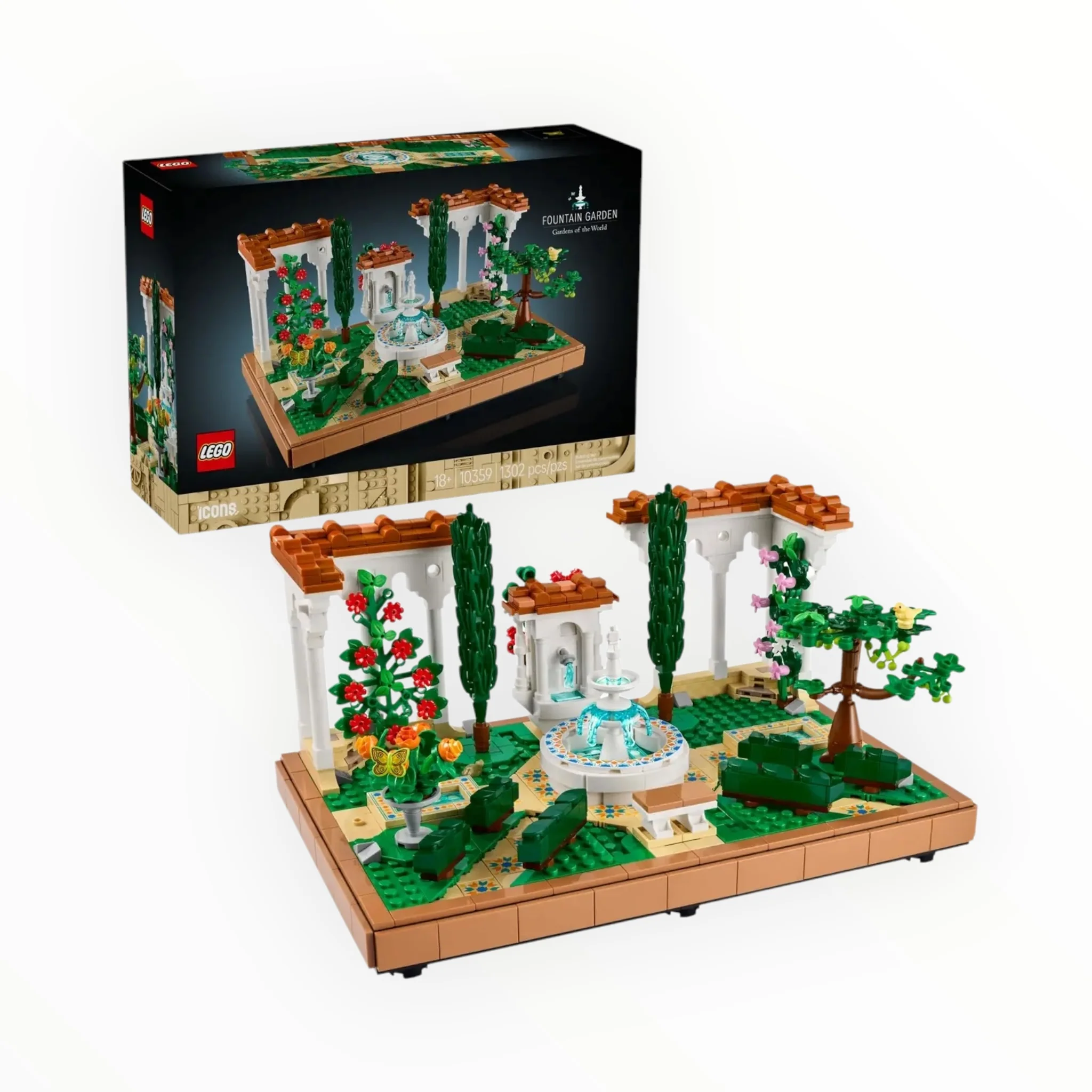 10359 Icons Fountain Garden - tumbierware