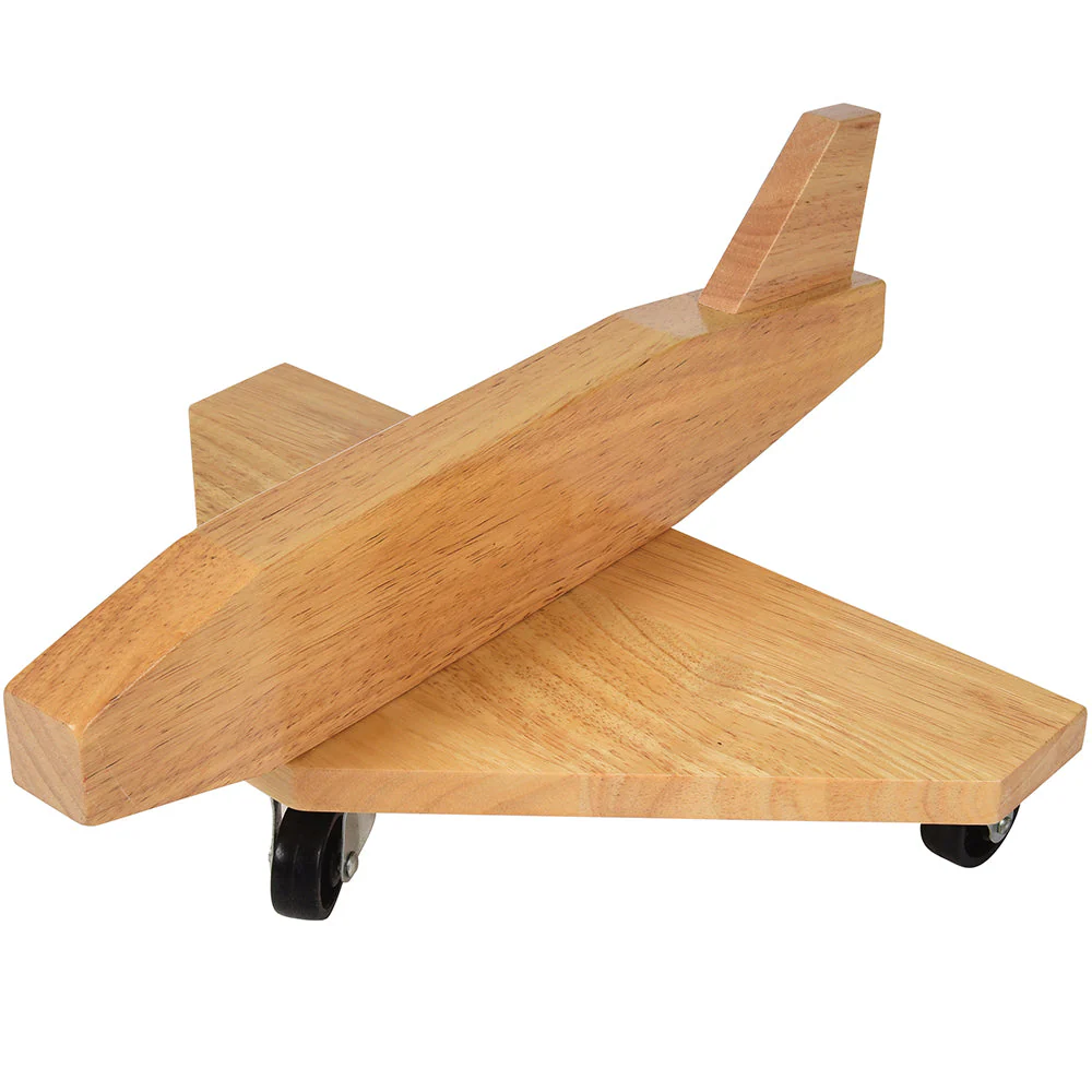Solid Hardwood Airplane - tumbierware