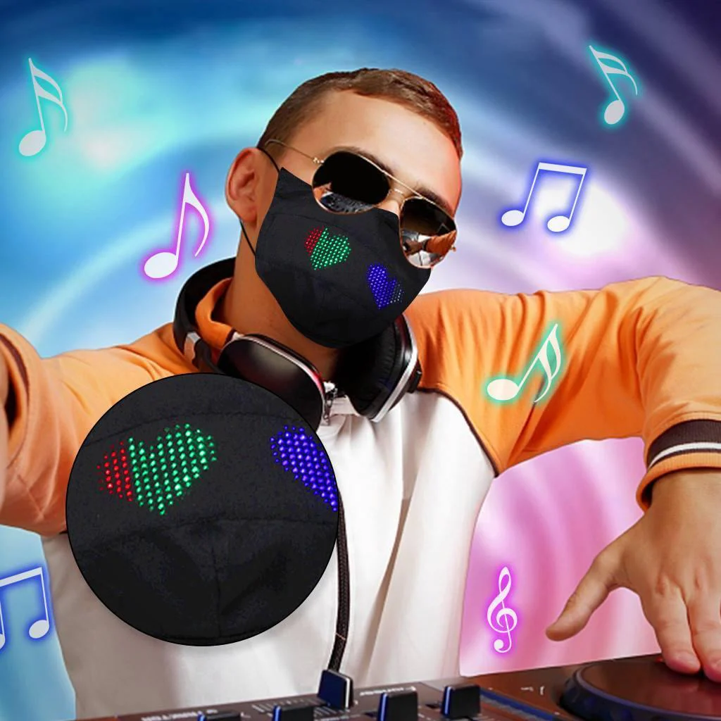 Customizable RGB LED Face Mask - tumbierware