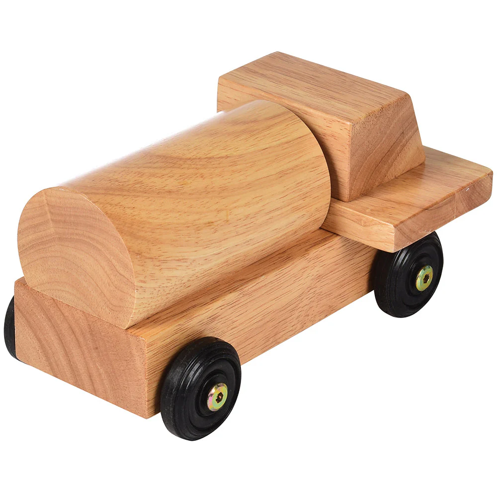Solid Hardwood Tanker Truck - tumbierware