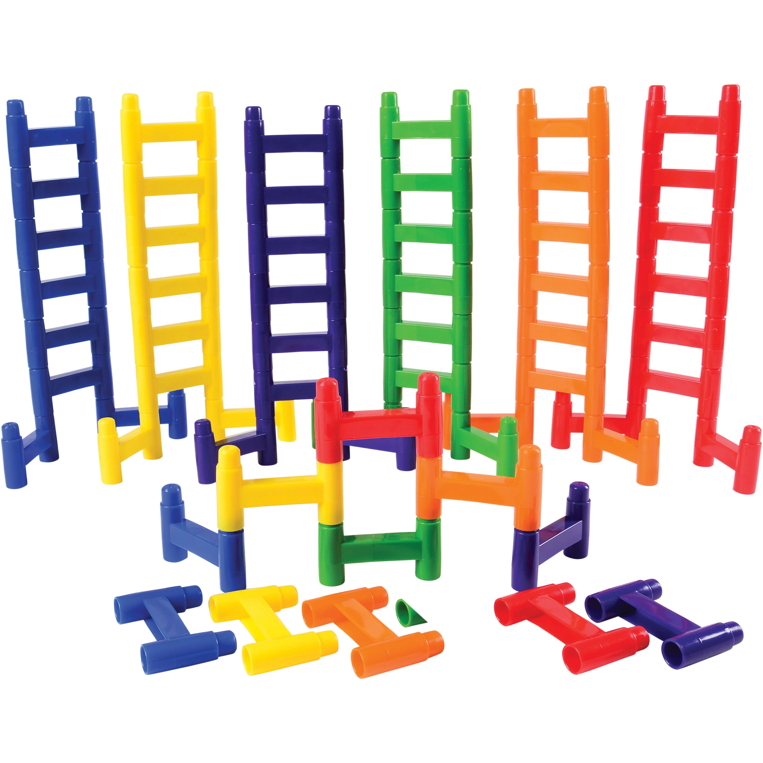 Ladder Links | 60-Piece Colorful Building Set for Imaginative STEM Learning - tumbierware