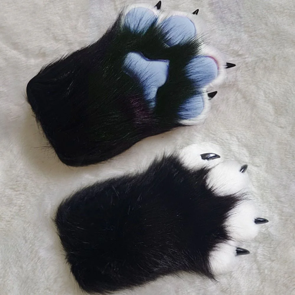 Plush Cat Paw Gloves - tumbierware