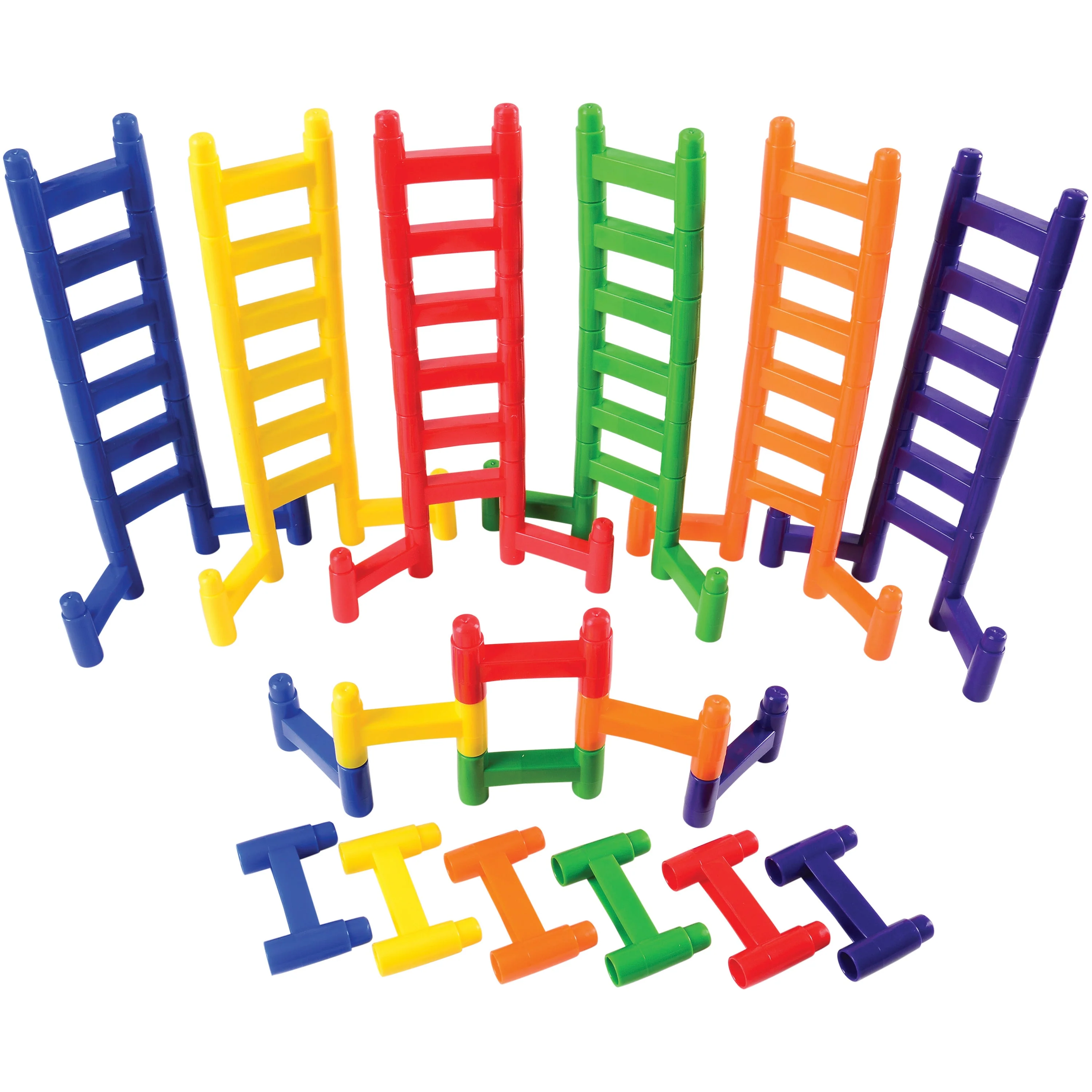 Ladder Links | 60-Piece Colorful Building Set for Imaginative STEM Learning - tumbierware