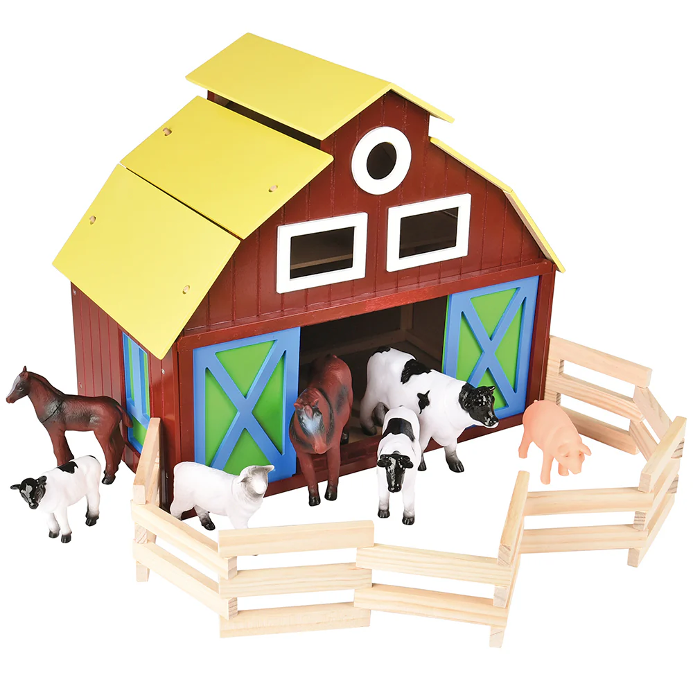 Barn and Animals Playset - tumbierware