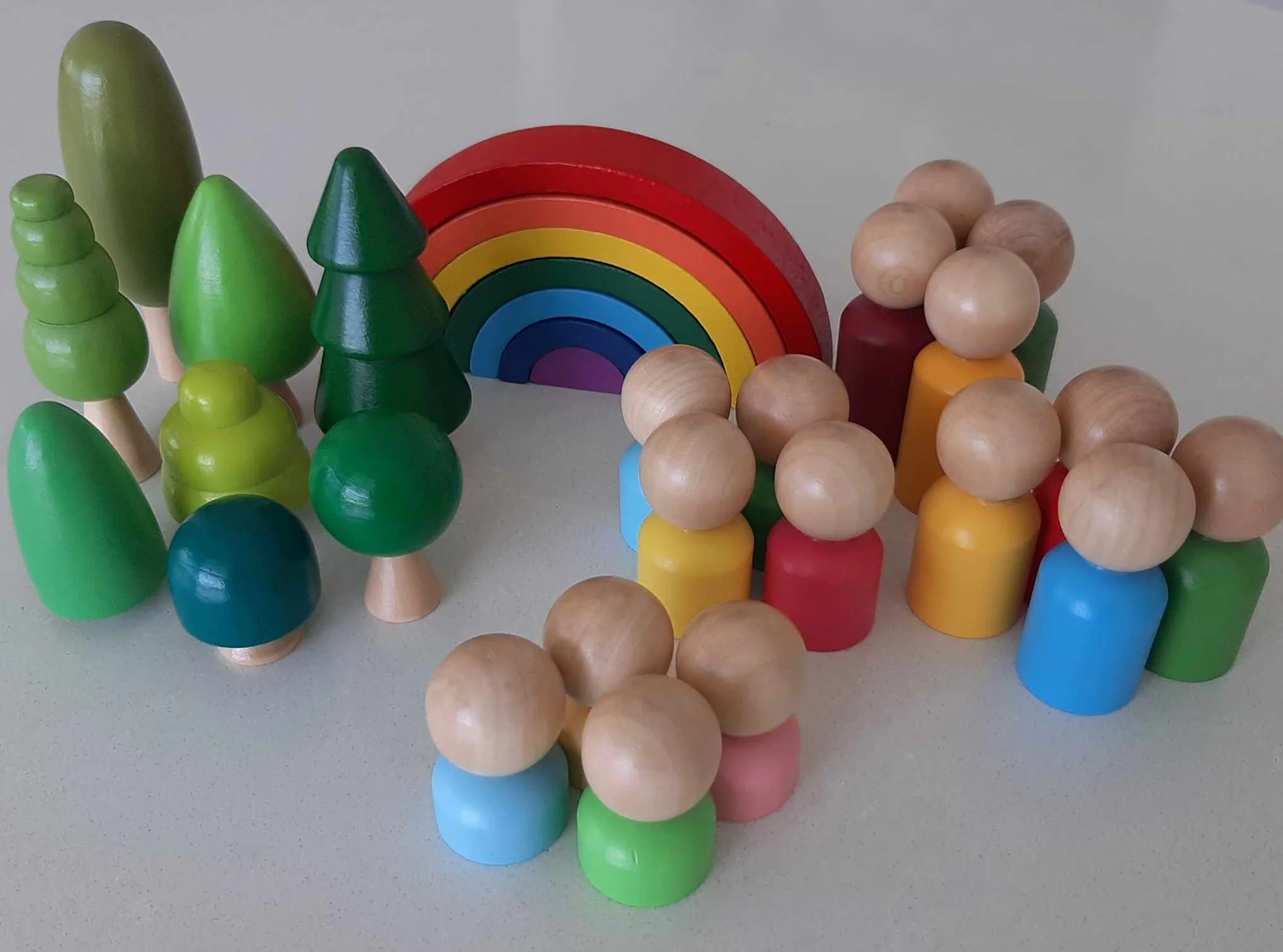 Small World Play Set - 30 Pieces - tumbierware